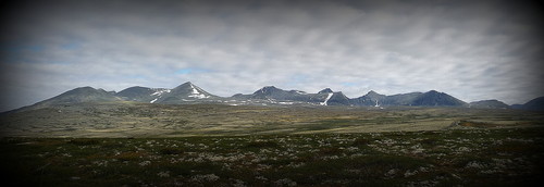 Smiubæljen og deler av Rondane sett fra Spranget