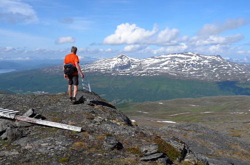 I bakgrunnen Kistefjellet