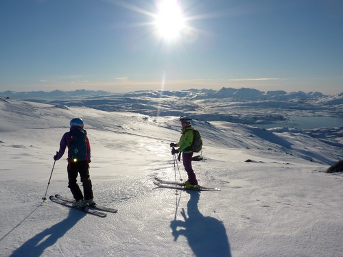 En kort pause med diskusjon om beste ruten å kjøre