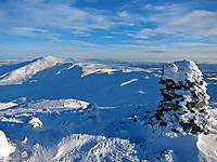 Fra Svarteknippa mot Bitihorn.