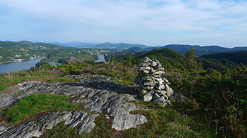 Utsikt sørover fra Grønefjellet