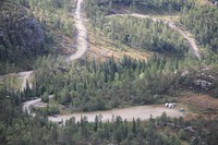 Parkeringen sett fra Grimaren