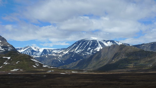 Surtningsue-området og Besshøe fra Valdresflya