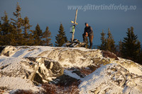 Pål på toppen av Tåråfjellet.