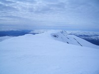 Toppområdet på Skipadalsnuten