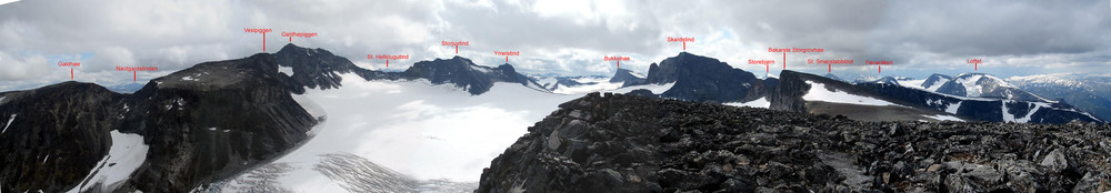 Panorama fra Fremste Storgrovhøe.