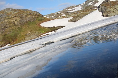 Nydelig basseng her på fjellet :-D