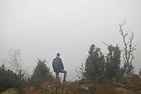 Fra utsiktpunket på Brudalsåsen. Herifra burde det ligge til rette for et flott skue mot store deler av skjærgården i Grenland, men ikke vet jeg. 