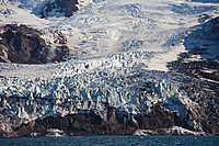 Fronten på Weyprechtbreen.