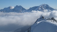 Mot Lagginhorn og Weissmies, to topper jg gjerne bestiger seinere, sistnevnte uten å gå over breen.