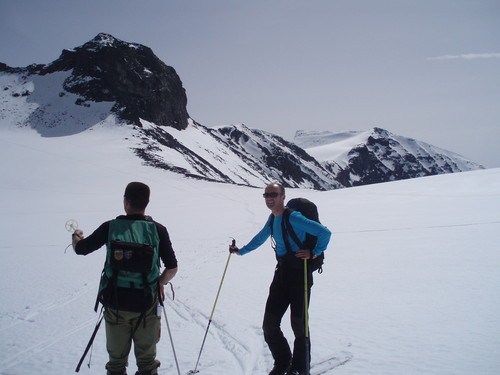 Knut og Harald på Illåbandet på vei til SkarstindNØ.