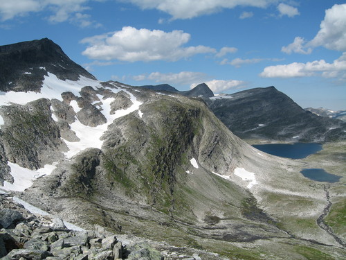 Mot Klingråkkammen og Somrungnebba