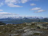 På toppen av Skreddalsfjellet/Godtumen.