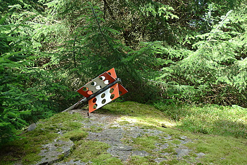 Trig-merke i hvilestilling på Kolåsen  ....