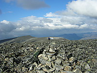 Fra varden på Galdhøe mot nord