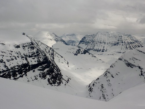 Immense views to (I think) the south/southeast from the summit ridge 