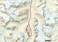 Rute Urdadalstraversen.