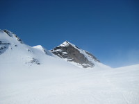 Tåken lettet da vi kom opp på Uranosbreen