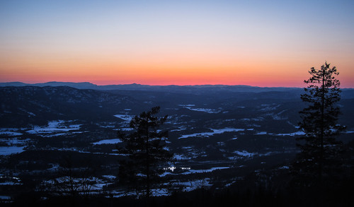 Kveldshimmel på Snaukollen.