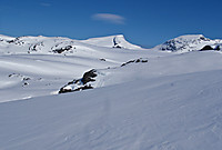 Frostisen og Reintind sett fra vestsida av Gangnesaksla.