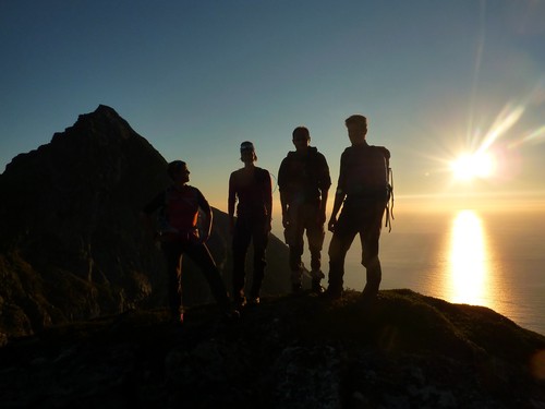 Altogether on the Horntind ridge