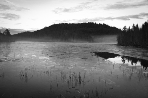 Is på Korsvatnet.