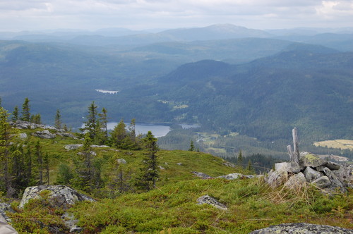 Fra toppunktet på Lauvvikfjell