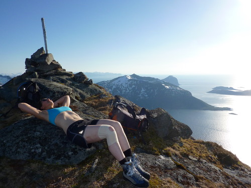 Alltid deilig å slikke sol i slutten av Mai i 20 plusgrader