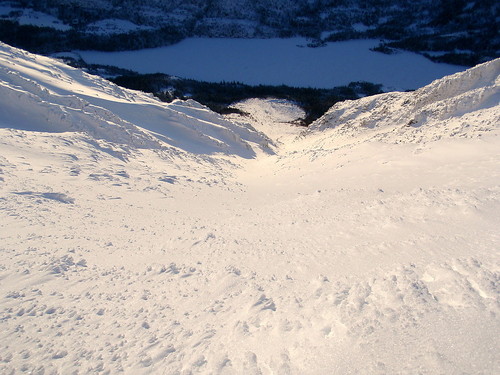 En av rennene ned mot Gausdalen.