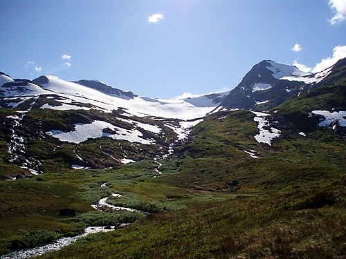 Tilbakeblikk ved Blomskredvatnet. Takk for en uforglemmelig tur!:)