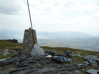 Trigpunktet på Slievemore.