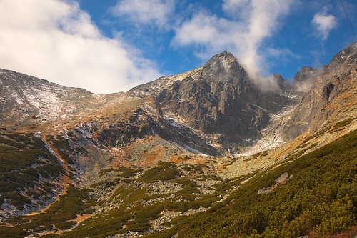 Fra Skalnate pleso mot toppen.