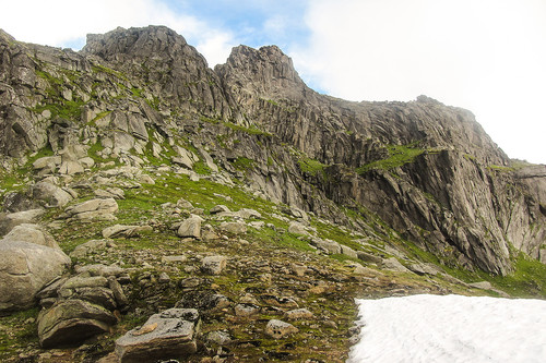 Stjerntind sett fra skaret mot Masstinden.