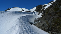 Snøfonnen over Bukkeholsbekken