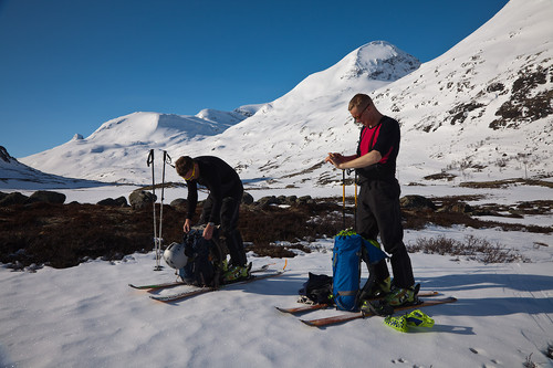 Forholdene i Leirdalen. Ikke noe å si på de. Nok snø og tålelig vær.