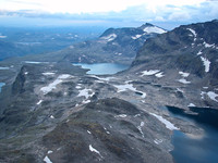 Nå venter en laaang marsj videre til Slettmarkpiggen Fortoppen. Her i retning Galdebergtjednet.