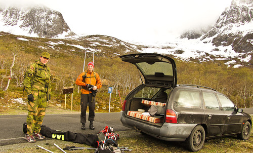 Start ved Indre Kvænbukta.