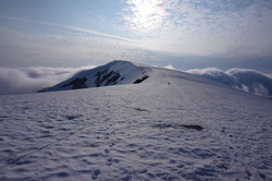 Topp ved Høgtuvbreen