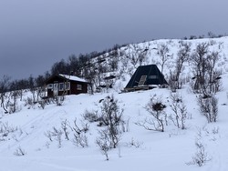 Gammen/hytta ved Skulsfjordvatnet