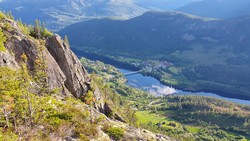 Nord for Damtjønne utsikt