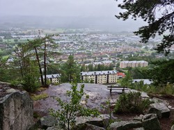 Utsikt over Kristian brenners vei