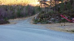 Parkeringslomme ved Rindane