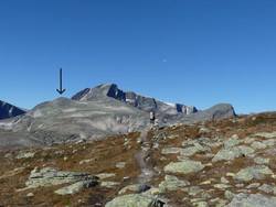 Sørøst for Storstyggesvånåtinden