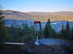 Utsiktspunkt over Nesbyen