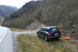 E16 ved Dale P-lomme