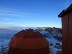 Huayna Potosí high camp refuge