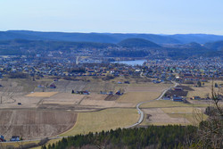 Utsiktspunkt mellom Rustad og Sørgårdseter