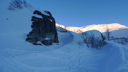Skikjelken i Mjølbotn