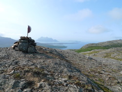 Punkt sør for Skauvollknubben
