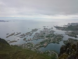 Blåtind utsikt mot Svolvær